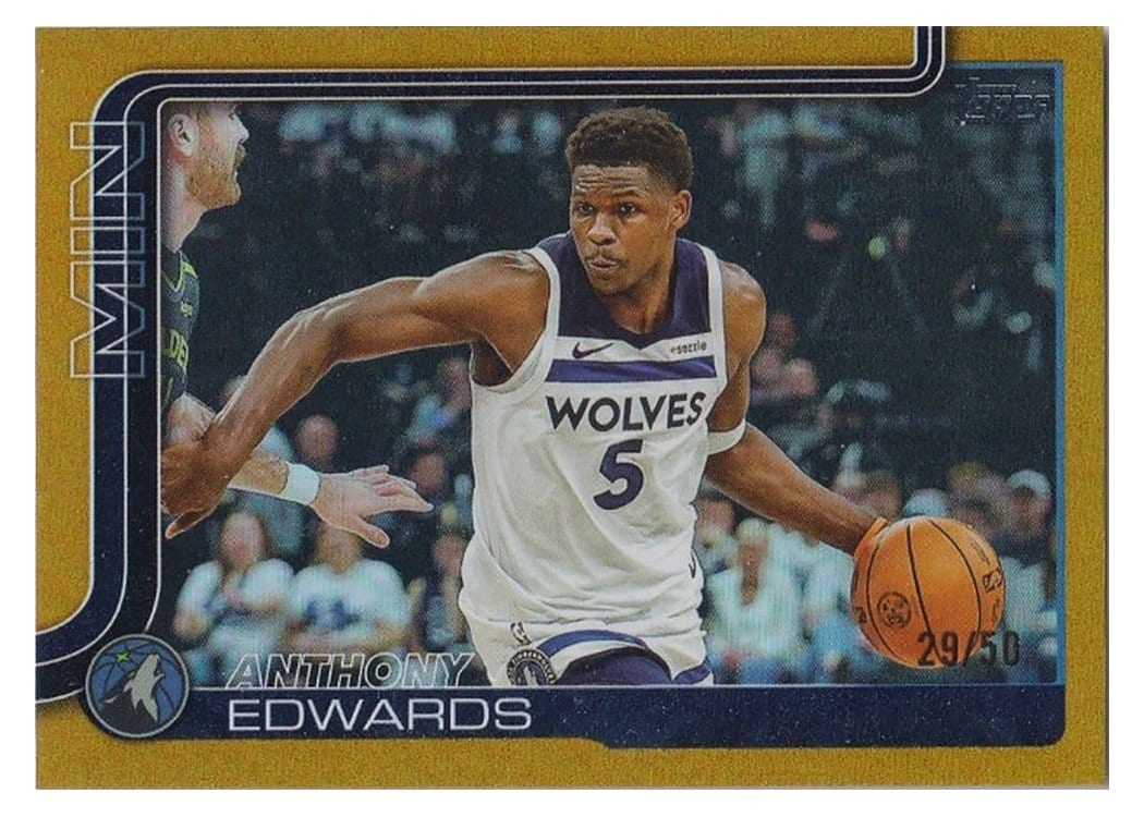 2025 Topps Anthony Edwards #108 card