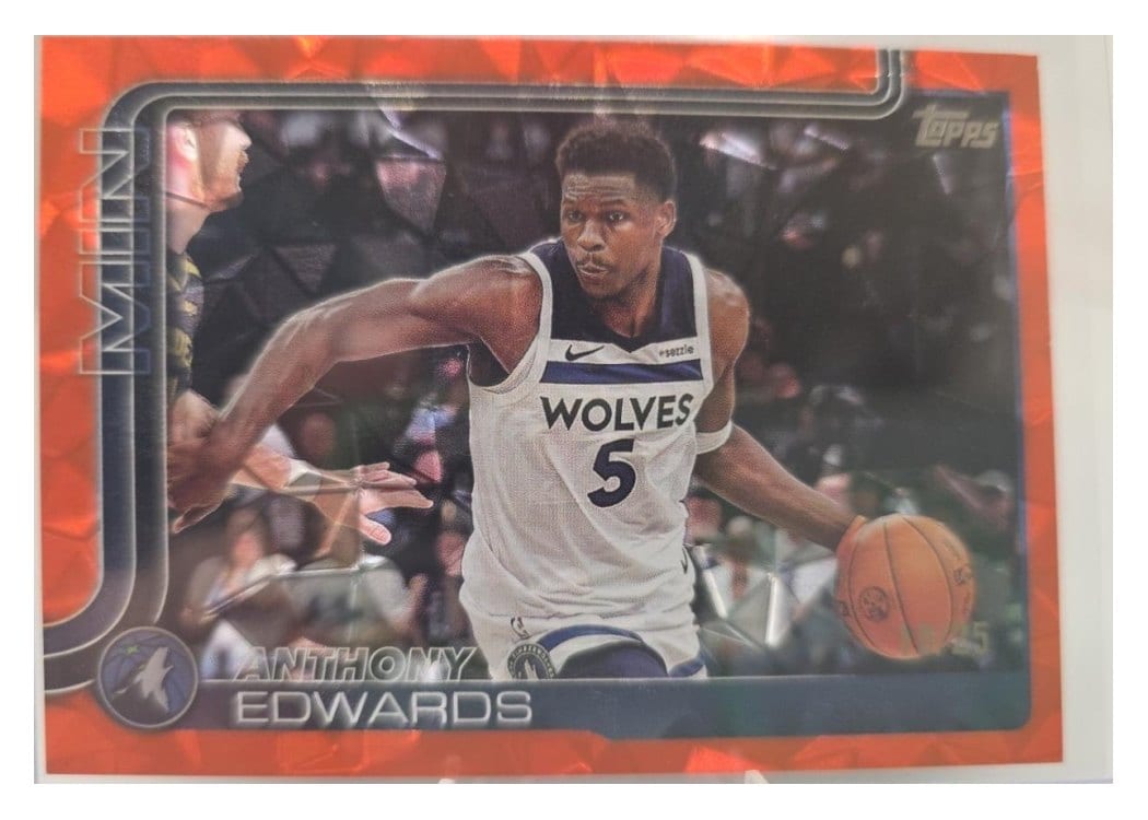 2025 Topps Anthony Edwards #108 card