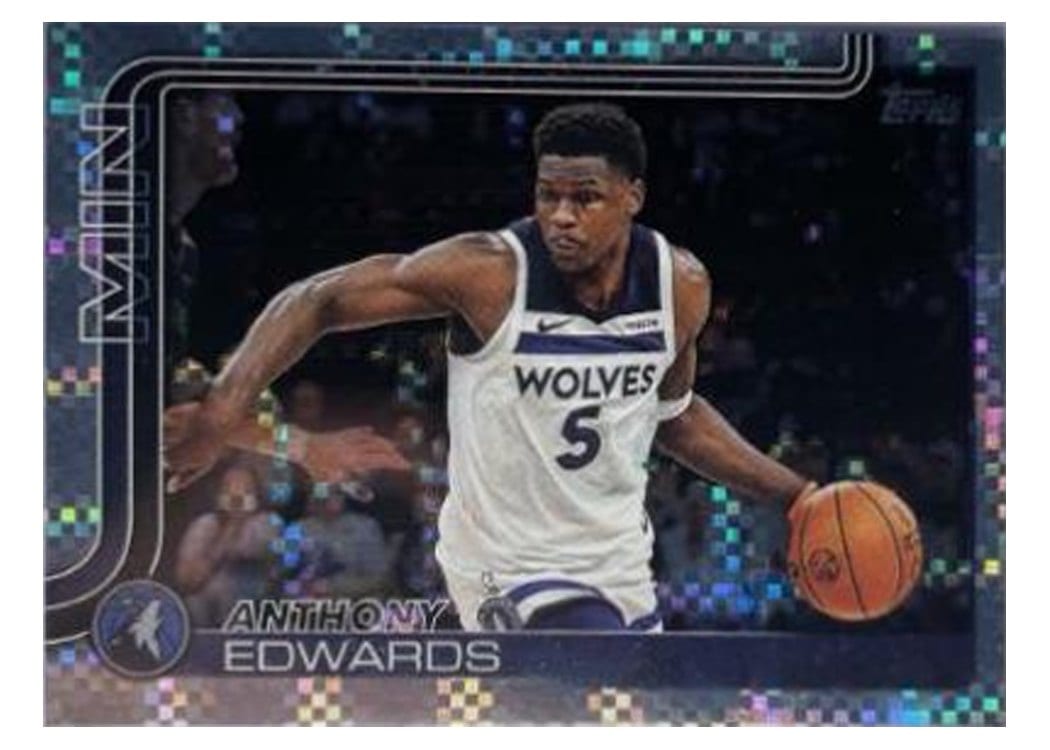2025 Topps Anthony Edwards #108 card