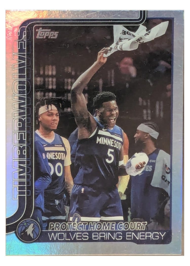 2025 Topps Anthony Edwards #287 card