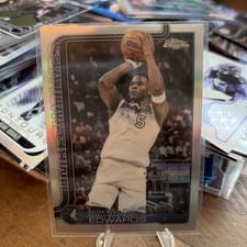 2025 Topps Chrome Anthony Edwards #151 card