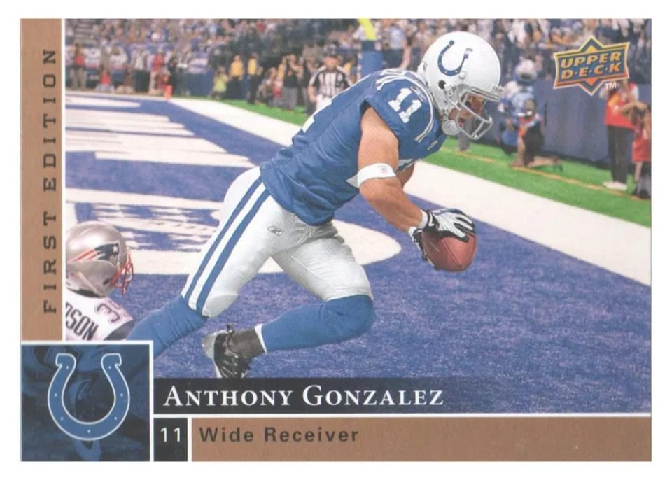 2009 Upper Deck First Edition Anthony Gonzalez #66 card