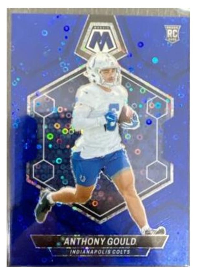 2024 Panini Mosaic Base Set Anthony Gould No Huddle Blue #391 card
