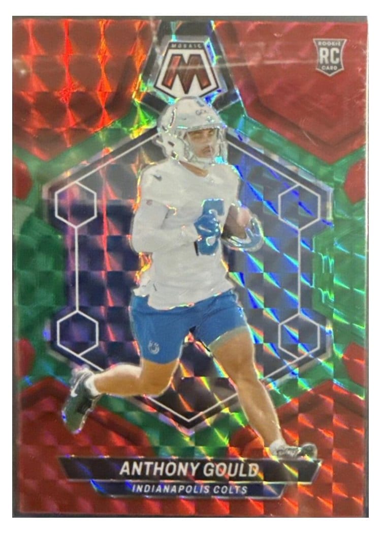 2024 Panini Mosaic Base Set Anthony Gould Fusion Red Green Choice #391 card