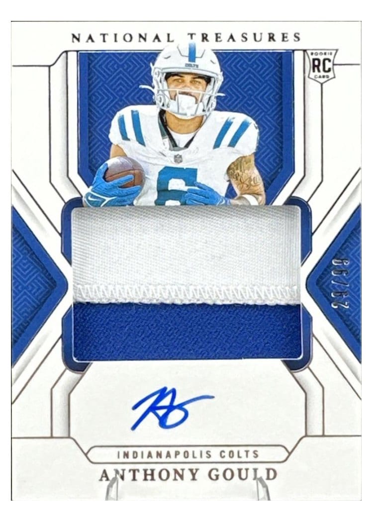 2024 Panini National Treasures Base Set Anthony Gould #201 card