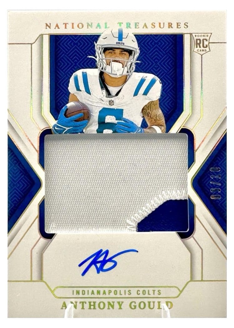 2024 Panini National Treasures Base Set Anthony Gould #201 card