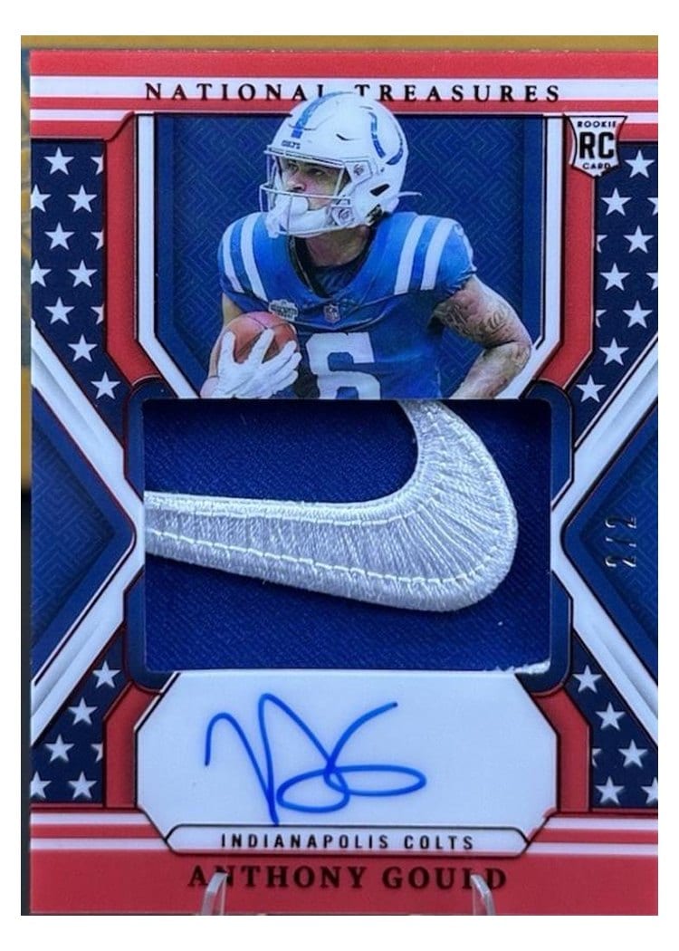 2024 Panini National Treasures Base Set Anthony Gould #201 card