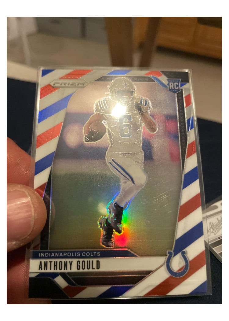 2024 Panini Prizm Base Set Anthony Gould Red White Blue #305 card