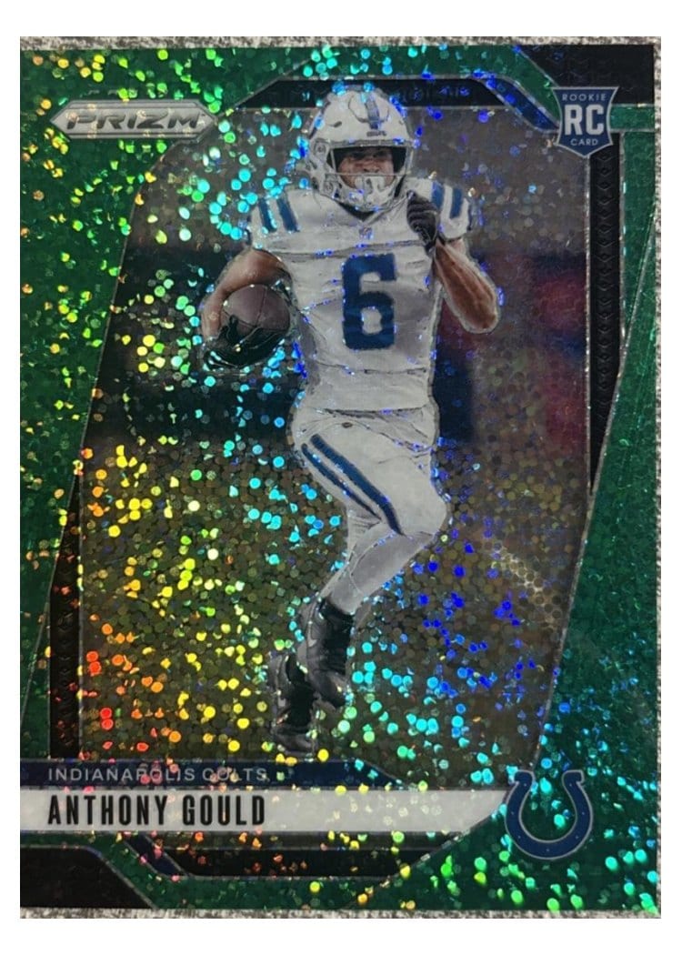 2024 Panini Prizm Base Set Anthony Gould Green Sparkle #305 card