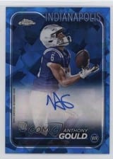 2024 Topps Chrome Sapphire Edition Rookies Autographs Sapphire Anthony Gould #RA-AGO card
