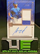2024 Panini Impeccable Elegance Prospect Jersey Autographs Anthony Gutierrez #EPJ-AG card