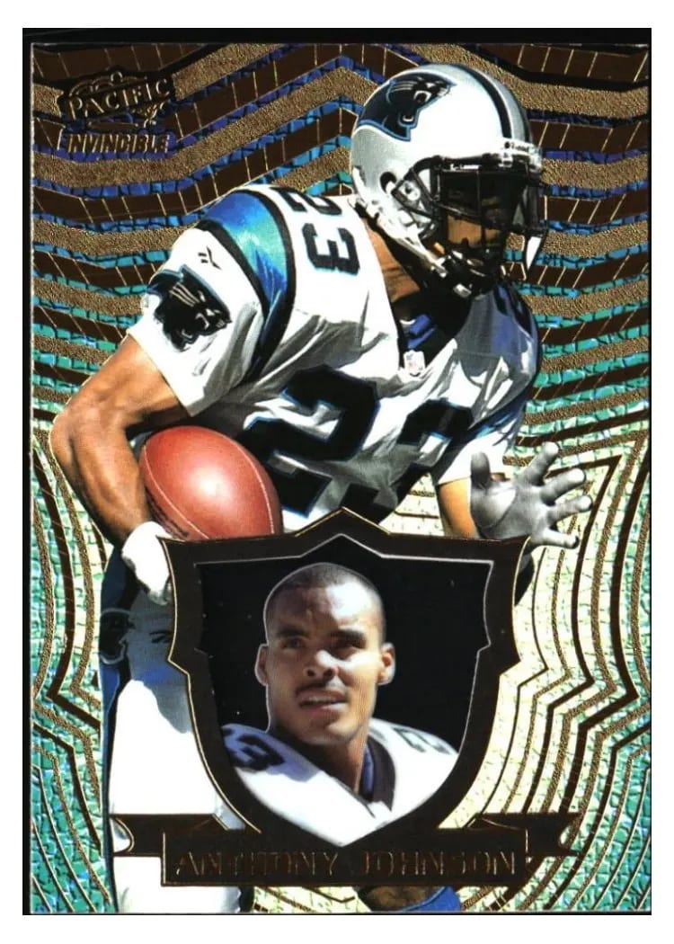 1997 Pacific Invincible Anthony Johnson #25 card