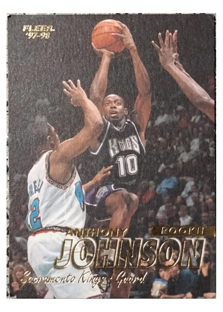 1998 Fleer Anthony Johnson #307 card