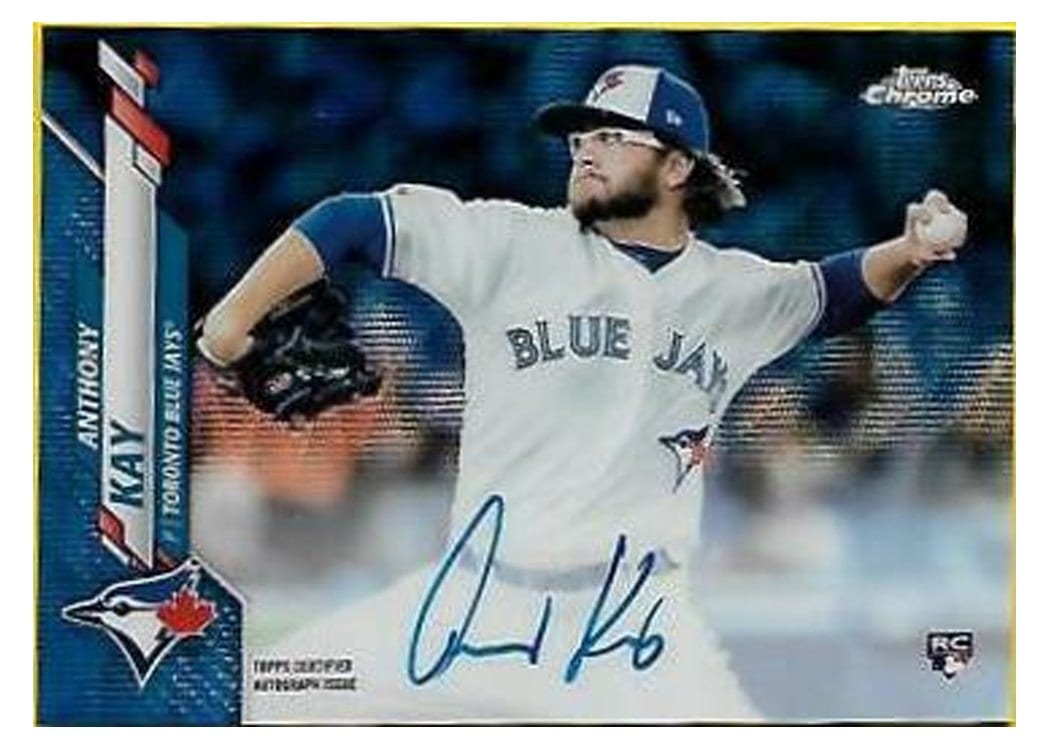 2020 Topps Chrome Rookie Autographs Anthony Kay #RA-AK card
