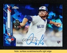 2020 Topps Chrome Sapphire Edition Rookie Autographs Anthony Kay #CSA-AK card