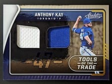2022 Panini Absolute Tools of the Trade 2 Swatch Anthony Kay #TTT2-AN card