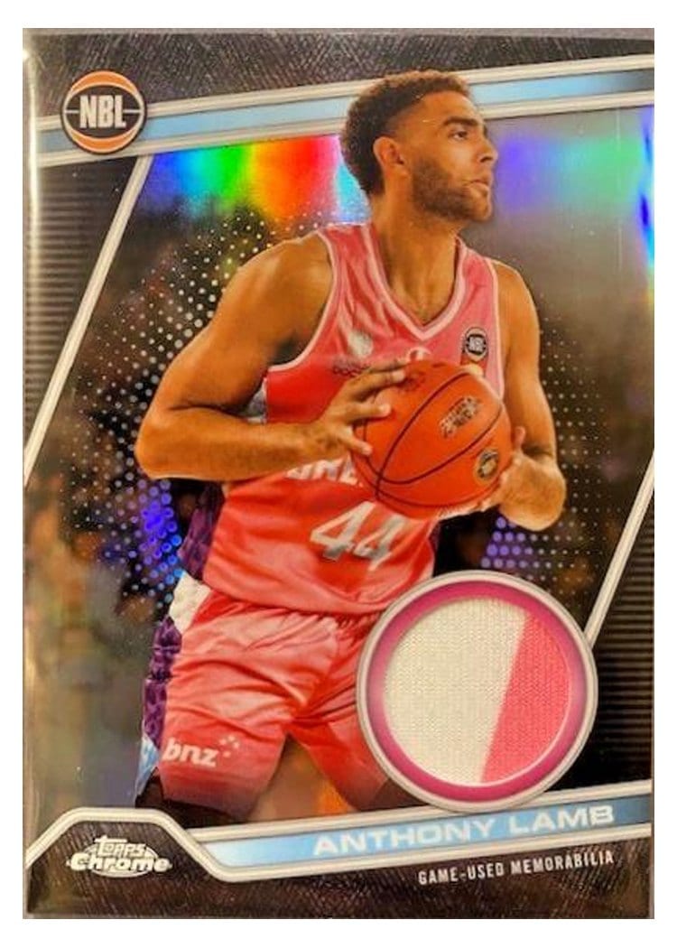 2023-24 Topps Chrome NBL NBL Relic Refractor Anthony Lamb #NRR-23 card