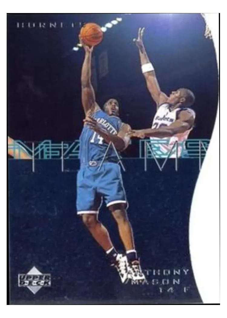 1997 Upper Deck Teammates Anthony Mason #T5 card