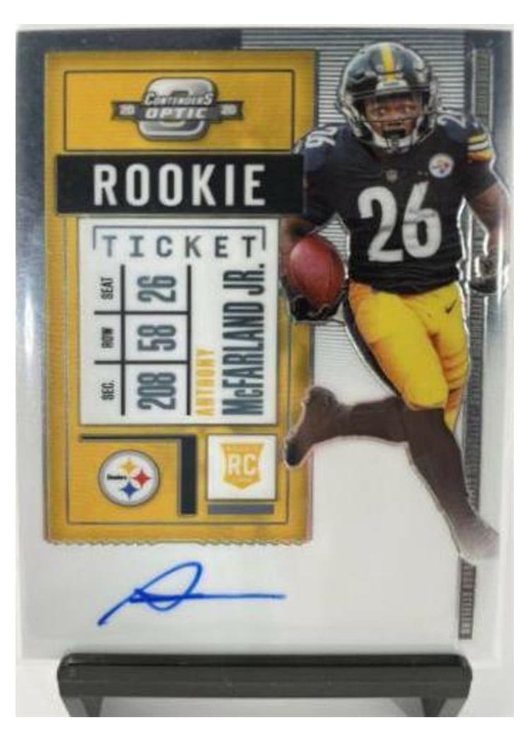 2020 Panini Contenders Optic Base Set Anthony McFarland Jr #137 card