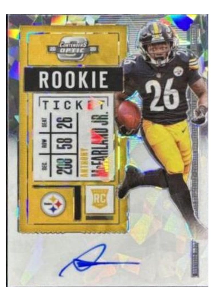 2020 Panini Contenders Optic Base Set Anthony McFarland Jr #137 card