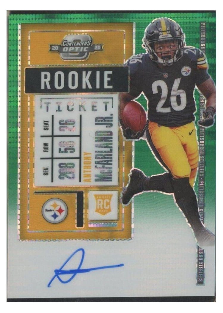 2020 Panini Contenders Optic Base Set Anthony McFarland Jr #137 card