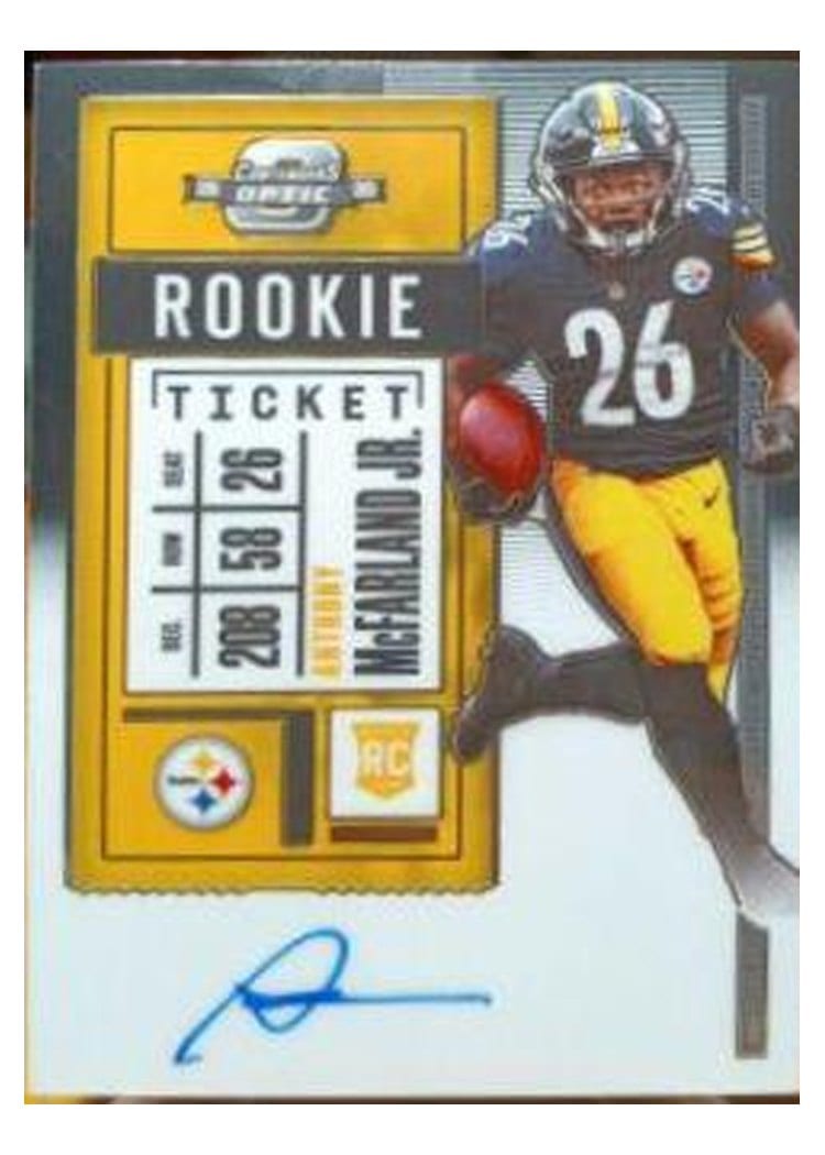 2020 Panini Contenders Optic Base Set Anthony McFarland Jr #137 card
