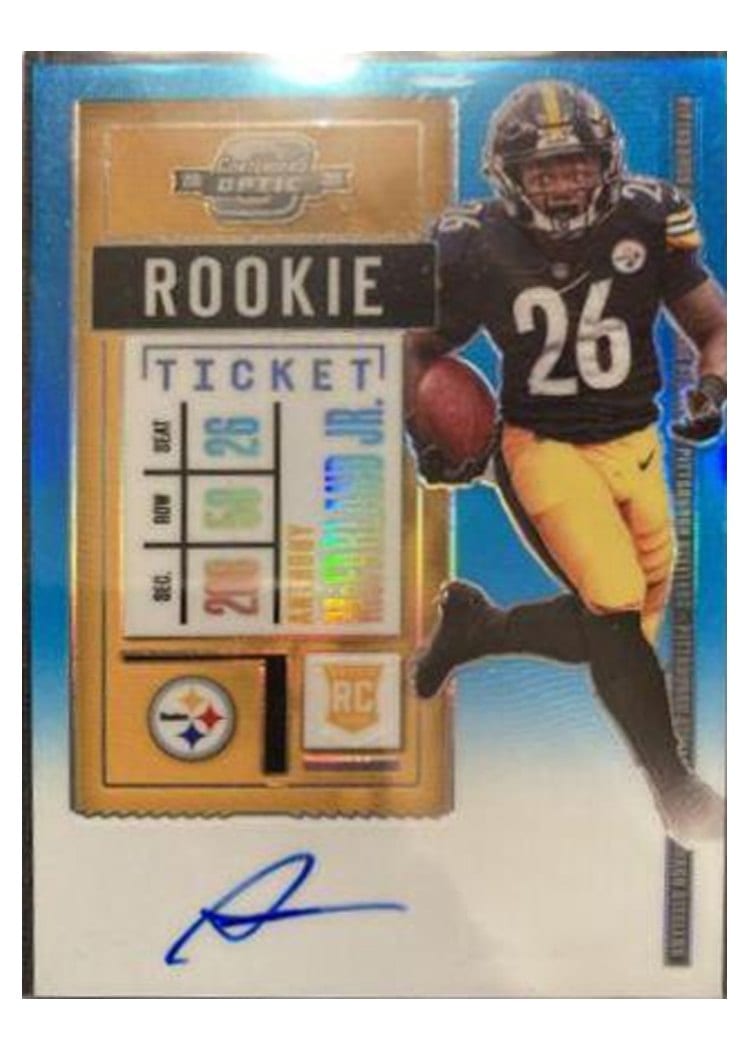 2020 Panini Contenders Optic Base Set Anthony McFarland Jr #137 card