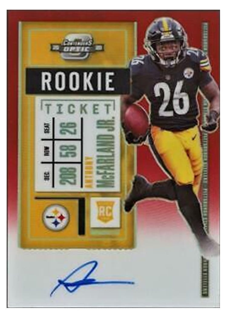 2020 Panini Contenders Optic Base Set Anthony McFarland Jr #137 card
