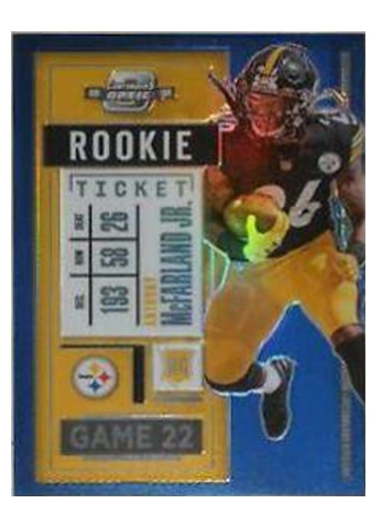 2020 Panini Contenders Optic Base Set Anthony McFarland Jr #60 card