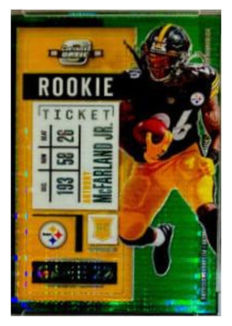2020 Panini Contenders Optic Base Set Anthony McFarland Jr #60 card