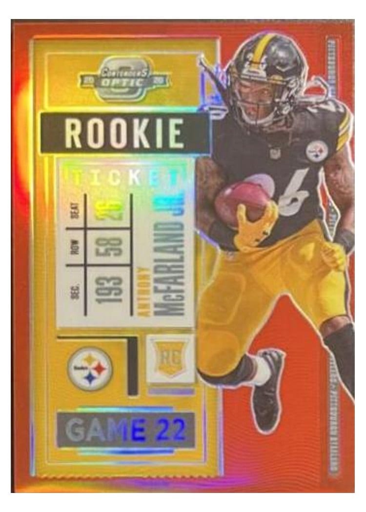 2020 Panini Contenders Optic Base Set Anthony McFarland Jr #60 card