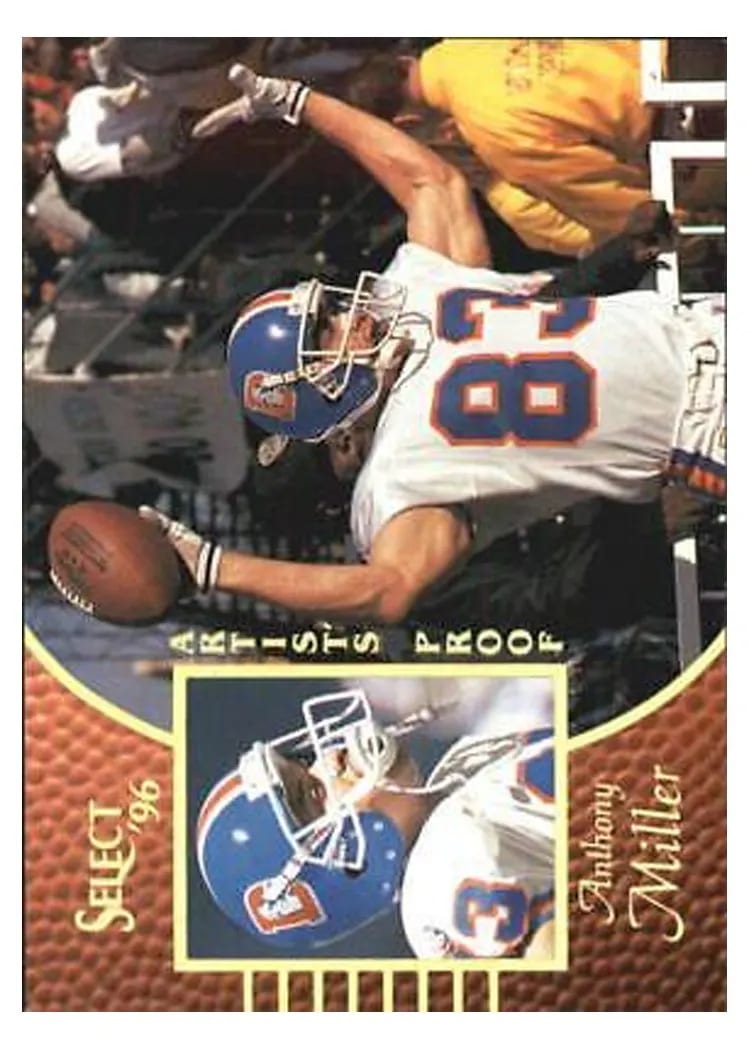 1996 Select Anthony Miller #10 card