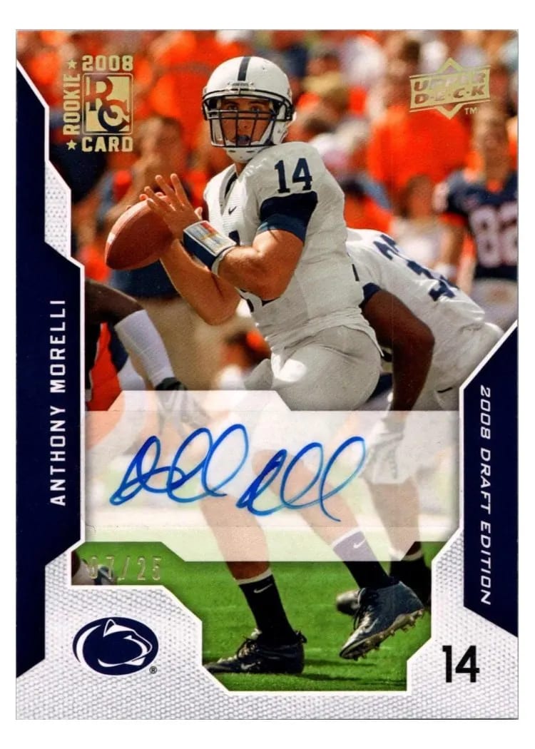 2008 Upper Deck Draft Edition Anthony Morelli #1 card