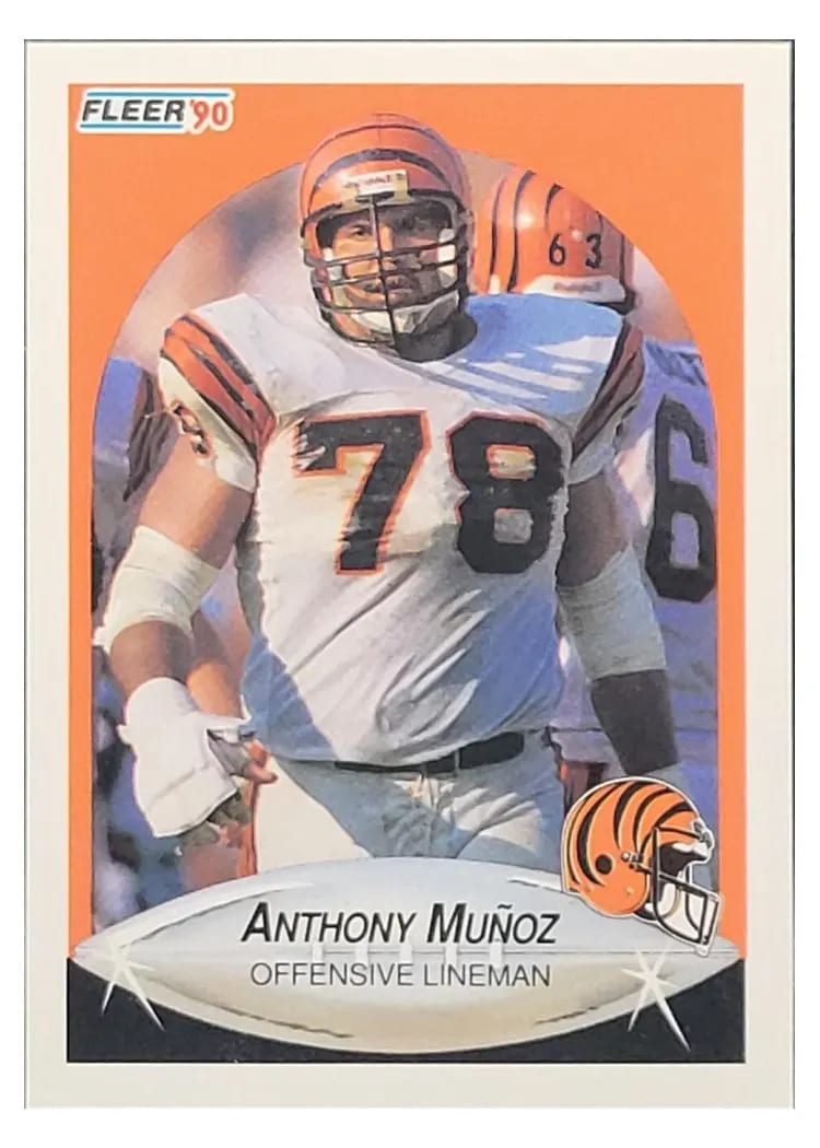 1990 Fleer Anthony Munoz #220 card