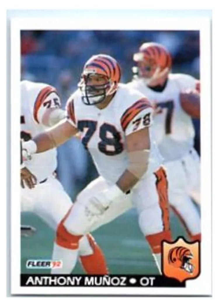 1992 Fleer Anthony Munoz #61 card