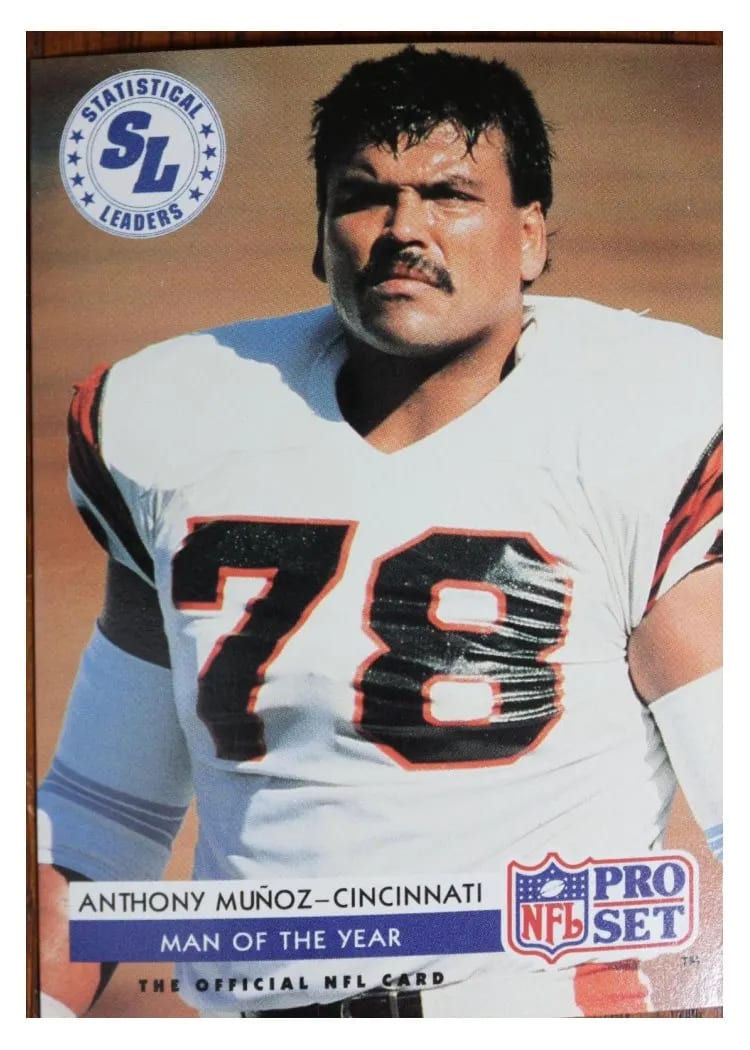 1992 Pro Set Anthony Munoz #4 card