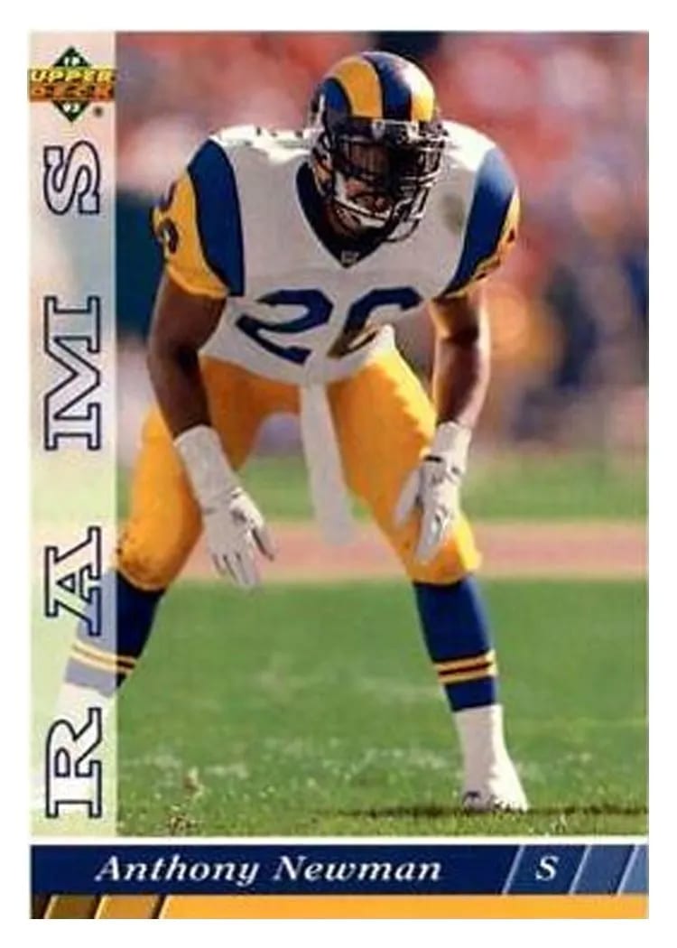1993 Upper Deck Anthony Newman #98 card