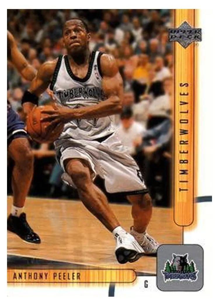 2001 Upper Deck Anthony Peeler #104 card