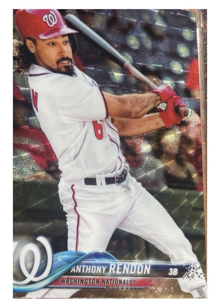 2018 Topps Chrome Base Set Anthony Rendon #165 card