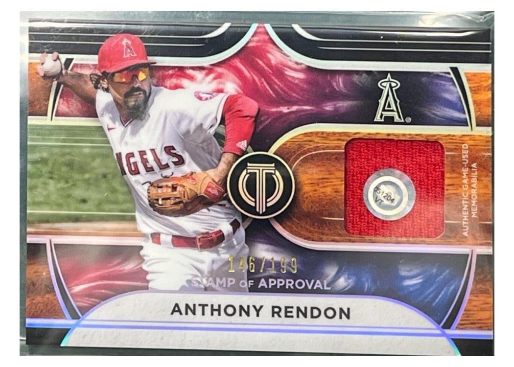2022 Topps Tribute Stamp of Approval Anthony Rendon #SOA-AR card