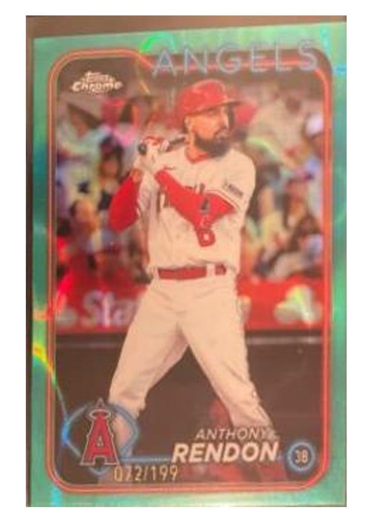 2024 Topps Chrome Base Set Anthony Rendon #61 card