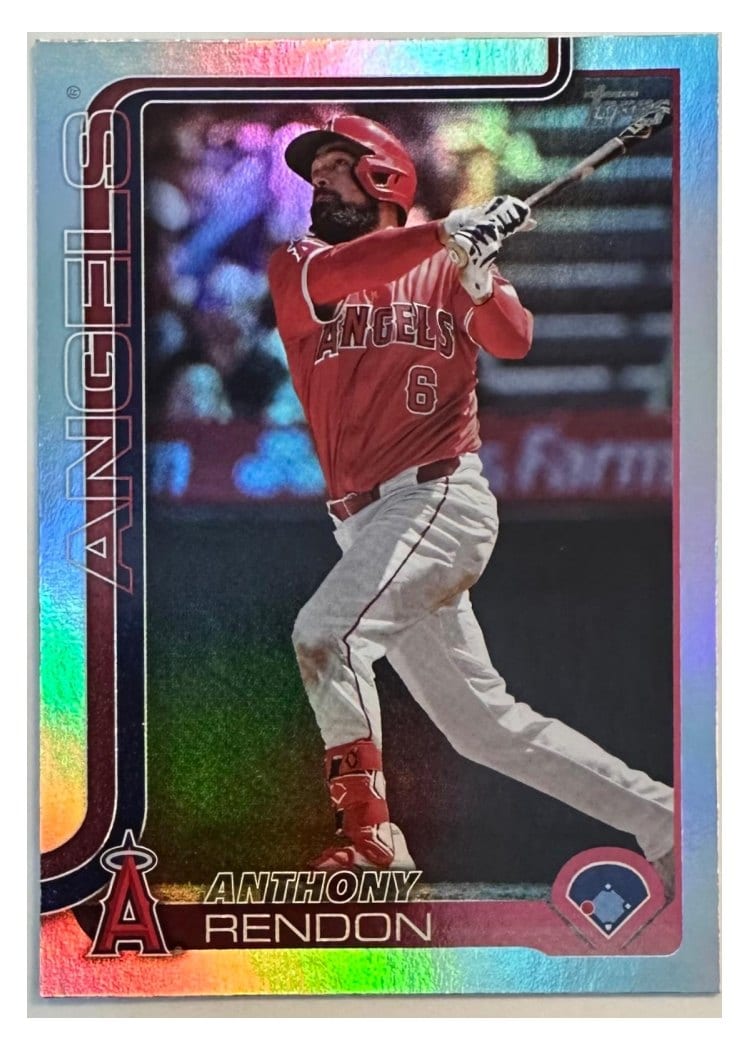 2025 Topps Base Set Anthony Rendon Rainbow Foil #83 card