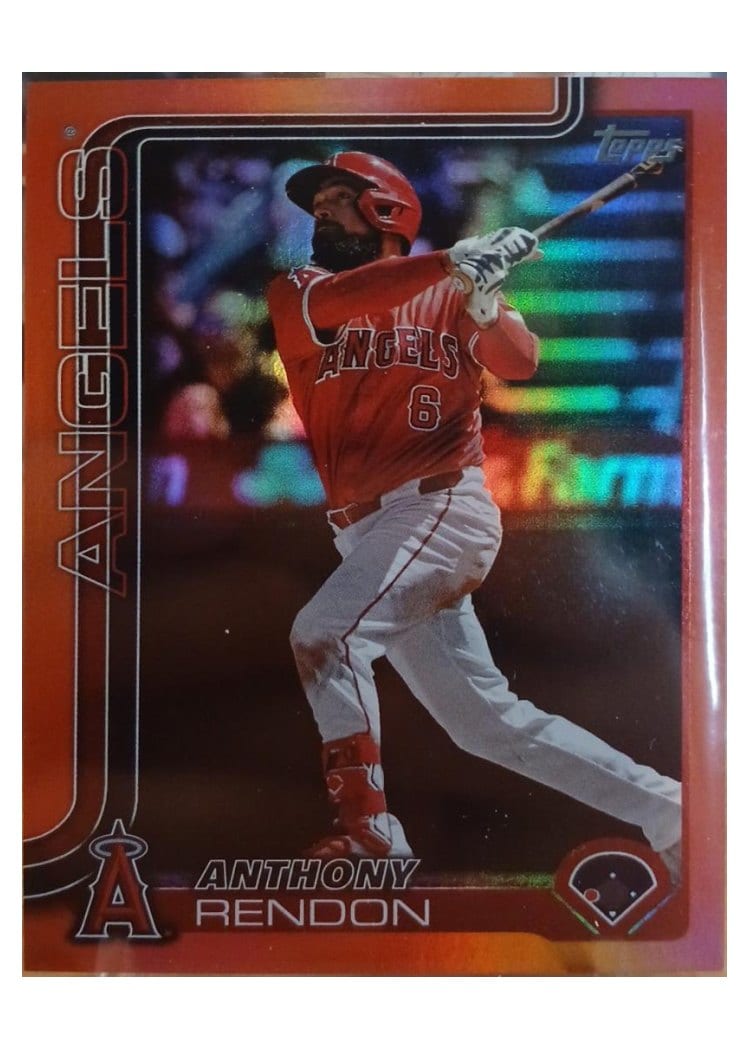 2025 Topps Base Set Anthony Rendon Orange Foil #83 card