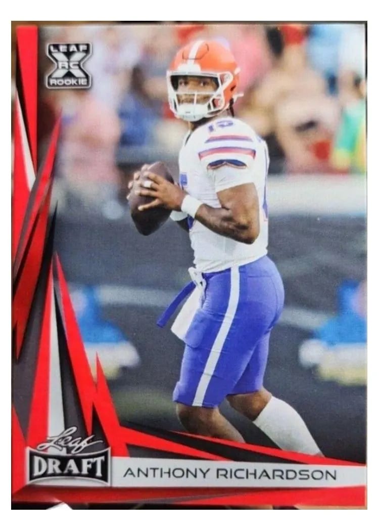 2023 Leaf Draft V2 Anthony Richardson Red #B2-5 card