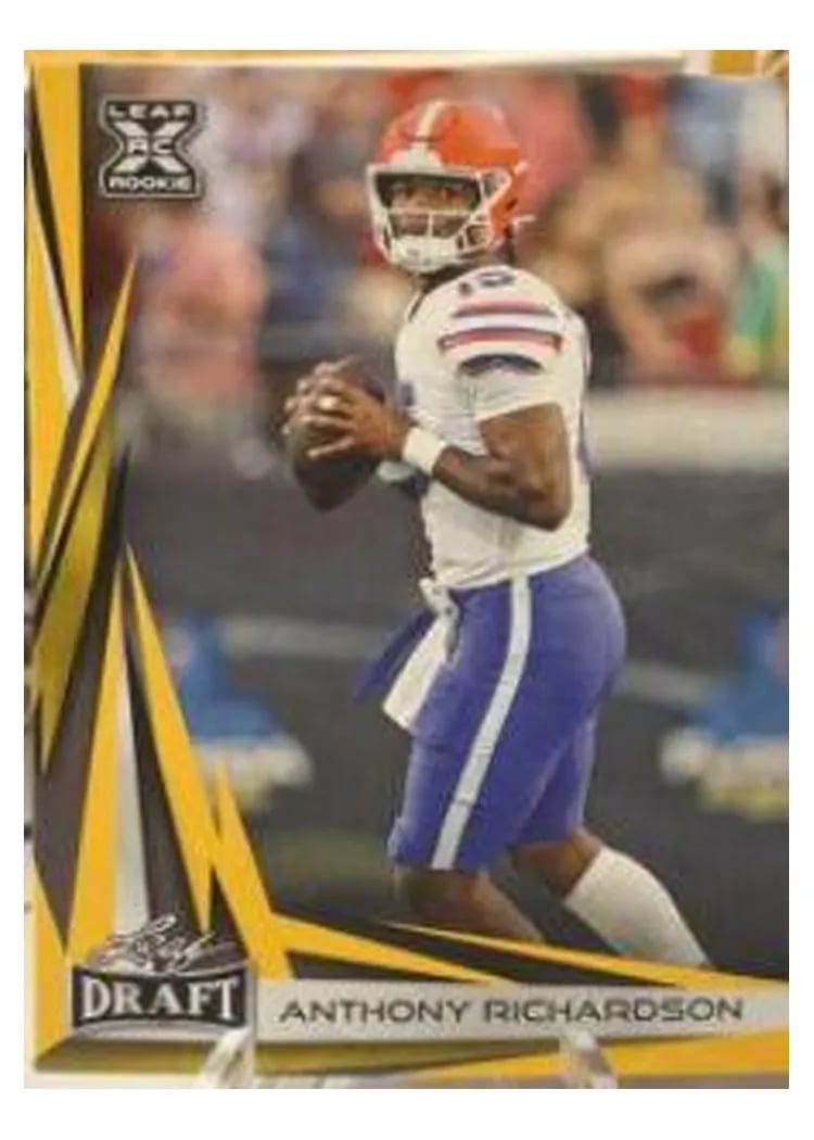 2023 Leaf Draft V2 Anthony Richardson Gold #B2-5 card