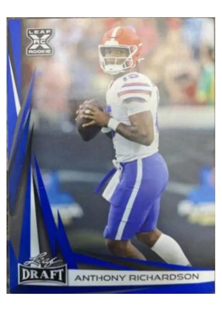 2023 Leaf Draft V2 Anthony Richardson Blue #B2-5 card