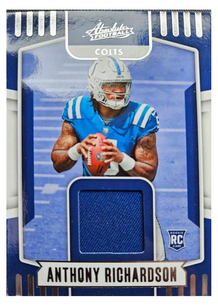 2023 Panini Absolute Absolute Rookie Materials Anthony Richardson #ARM-3 card