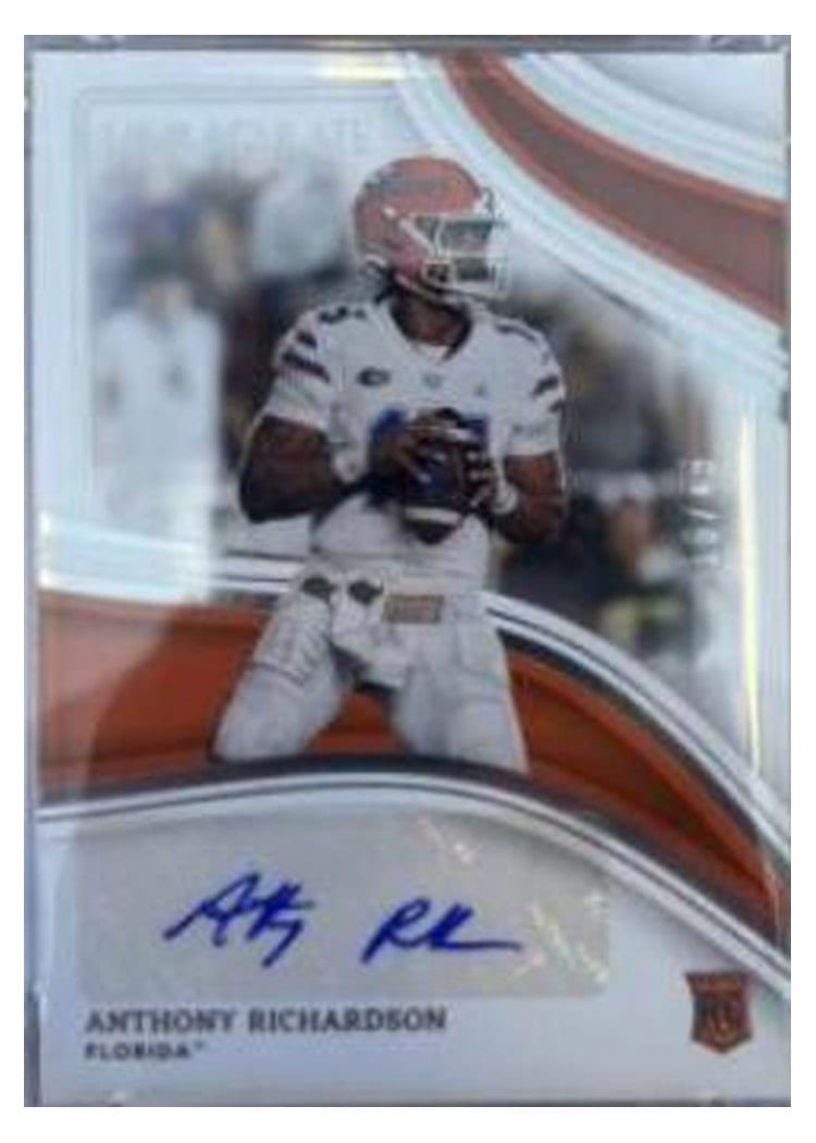 2023 Panini Immaculate Rookie Autograph Anthony Richardson #2 card