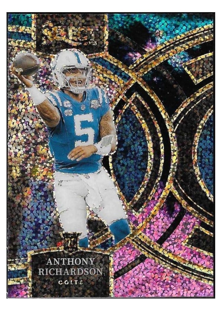 2023 Panini Select Base Set Anthony Richardson Cosmic #117 card