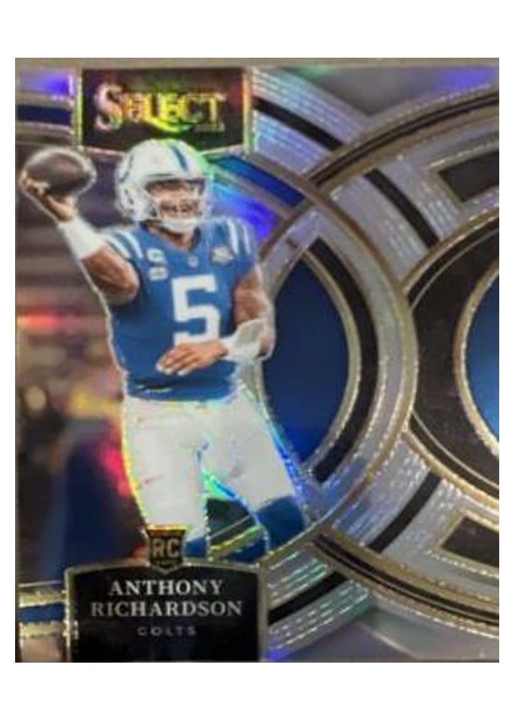2023 Panini Select Base Set Anthony Richardson Silver Prizm #117 card